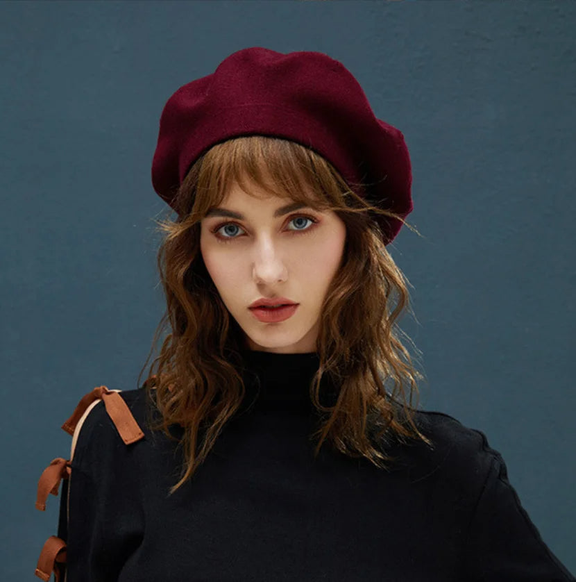 Celeste™ | Cotton-Poly Wool Beret