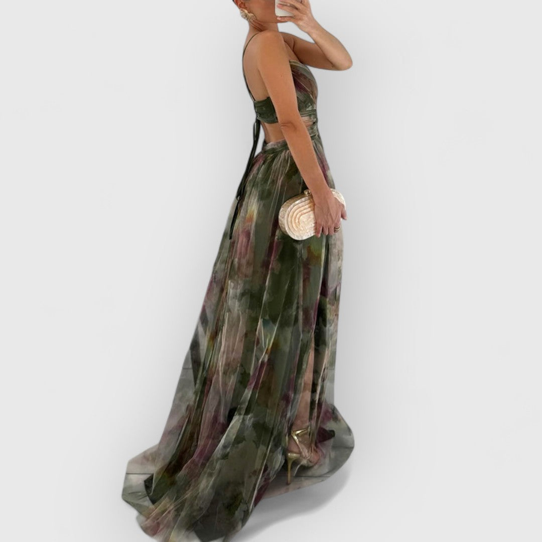 Verity™ | Floral Print Maxi Dress