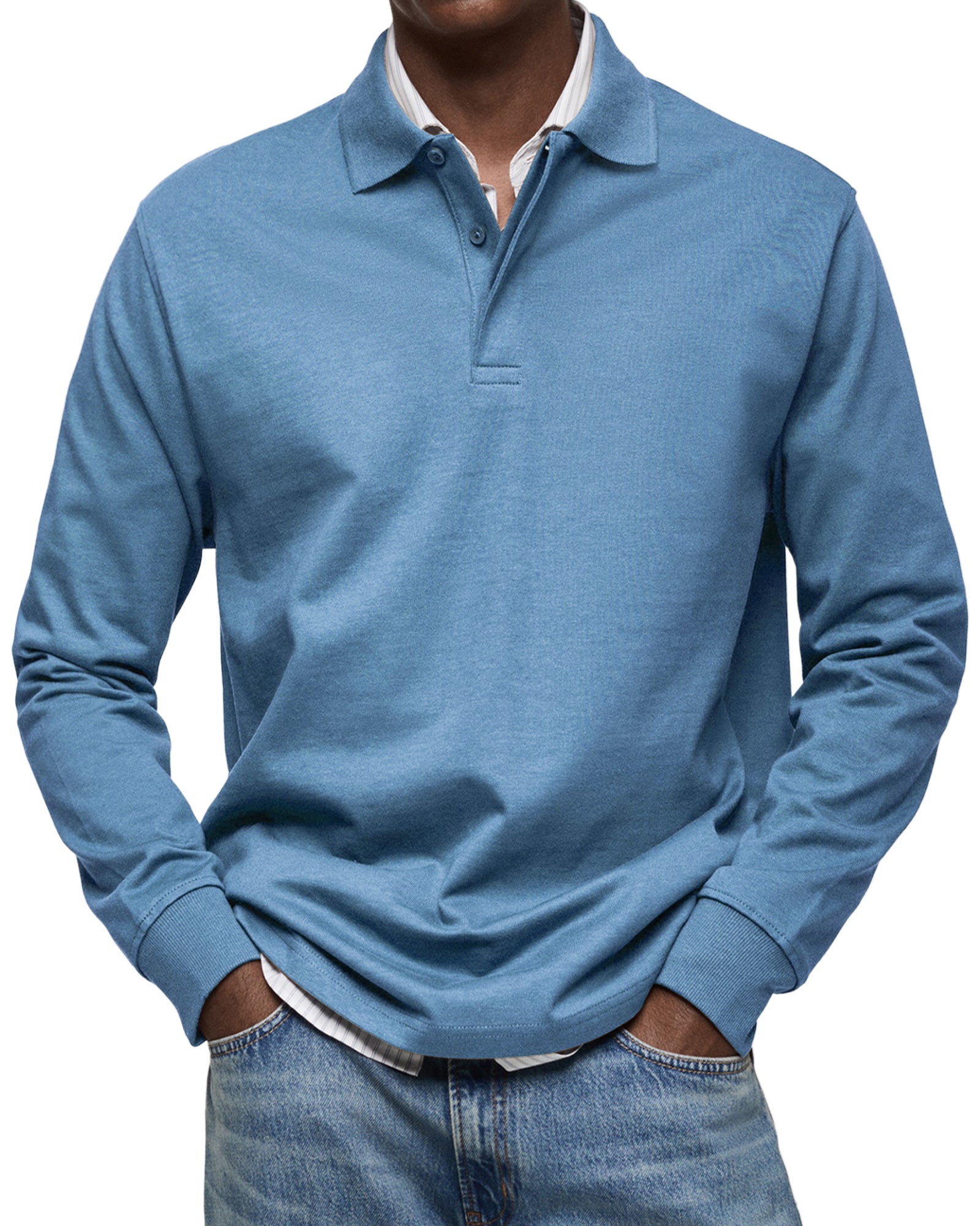 Adrian™ | Luxury Long-Sleeved Polo Shirt