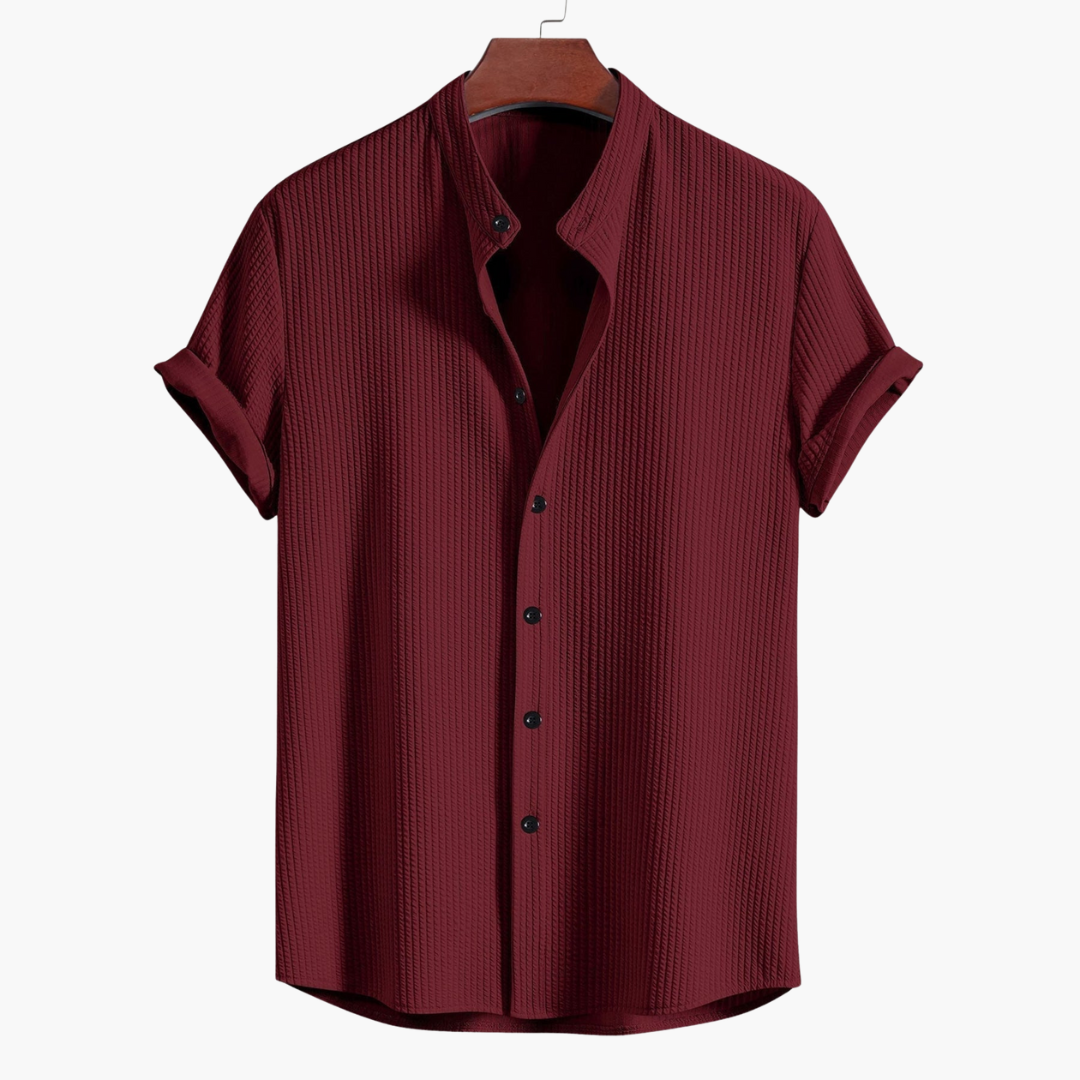Cyrus™ | Men's shirt with stand-up collar