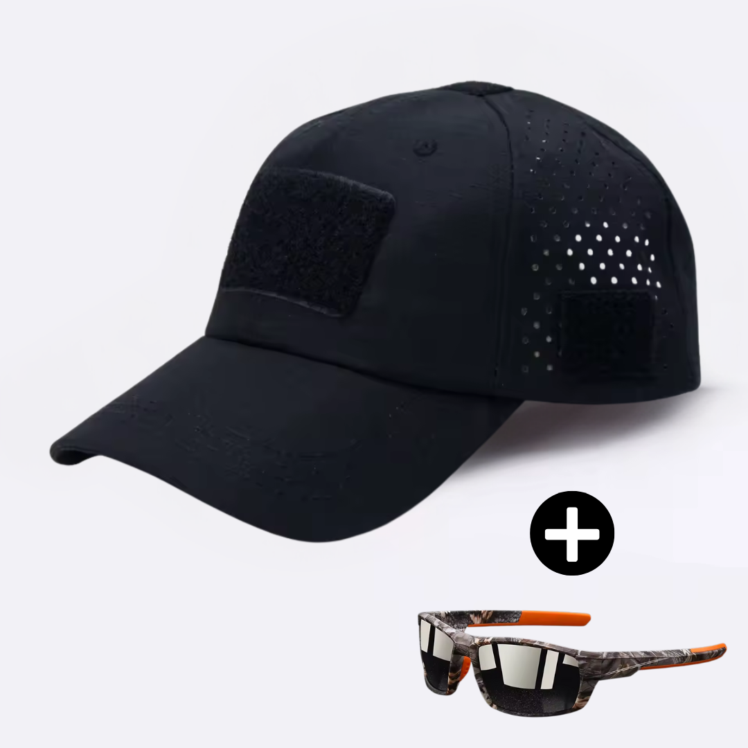 Marko™ | Tactical Cap & Sunglasses Set for Men (FREE SUNGLASSES)