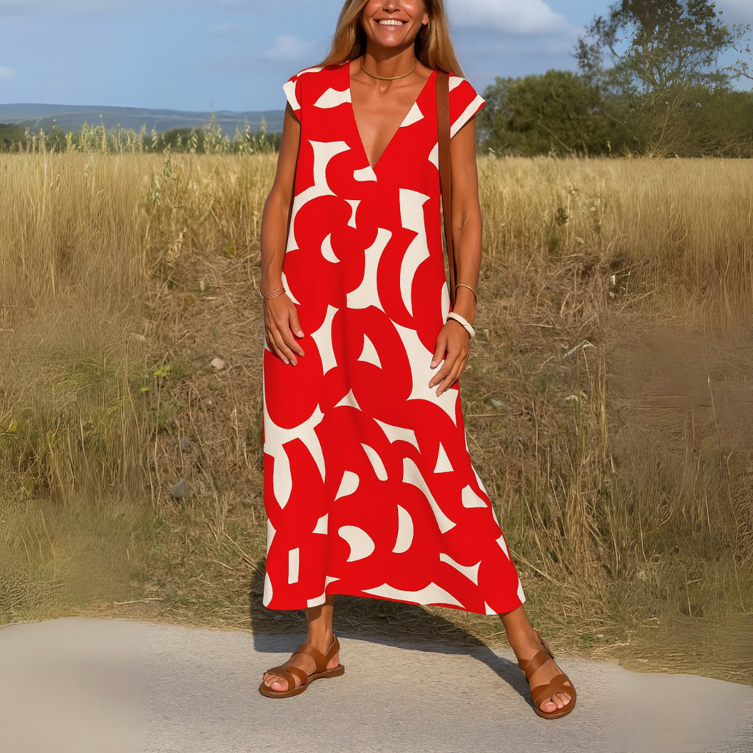Valérie™ | Fluid V-neck dress