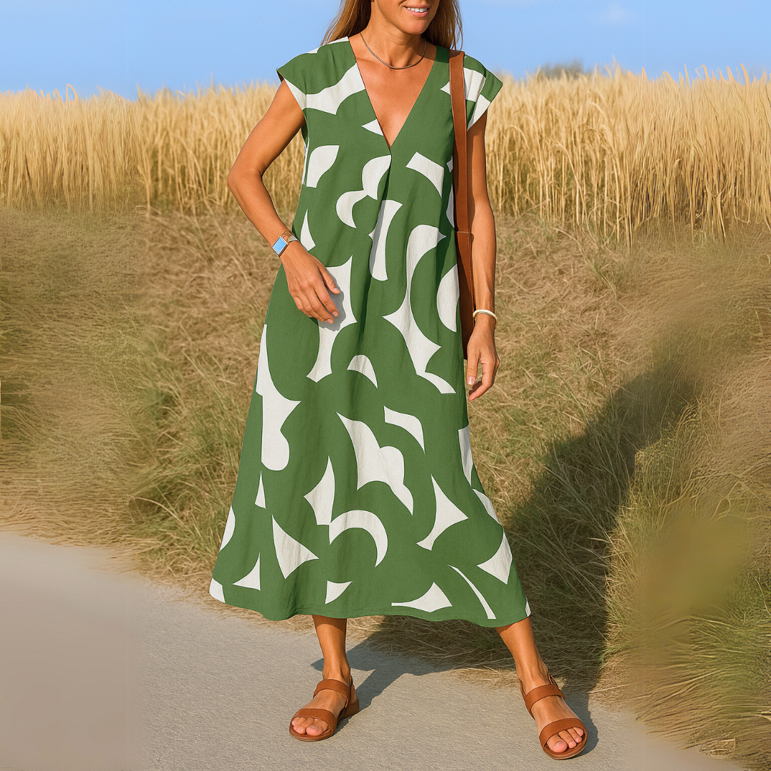 Valérie™ | Fluid V-neck dress