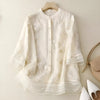 Mila™ | Embroidered cotton top