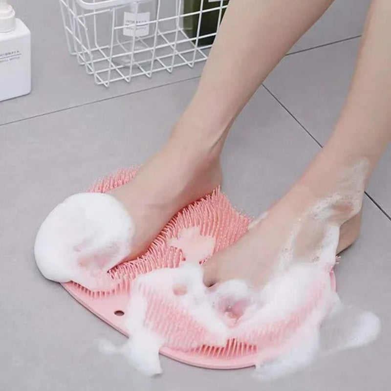 ScrubMat 1+1 GRATIS: Antislip Douche-Schrobmat Exfoliërende Borstel Voor Het Hele Lichaam