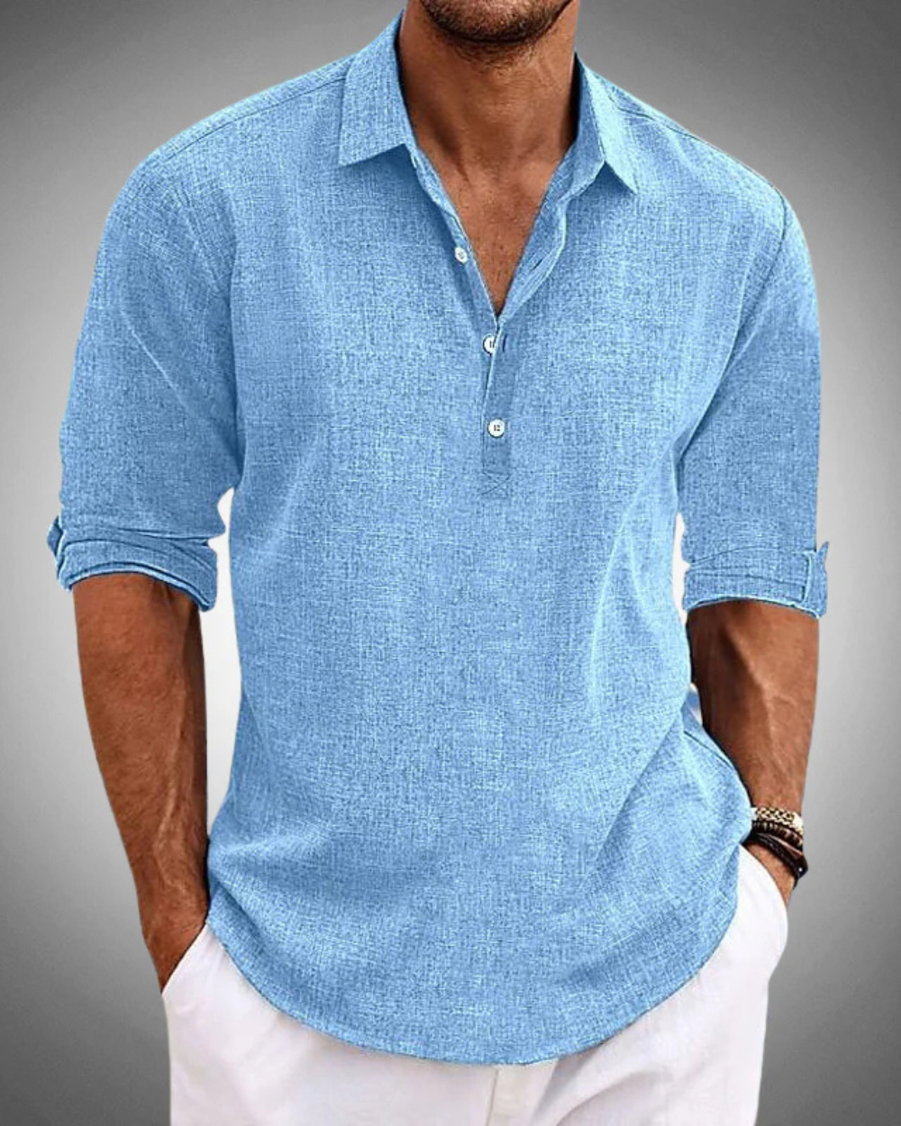 Landon™ | Classic Cotton Shirt – Effortless Style for Every Summer Day