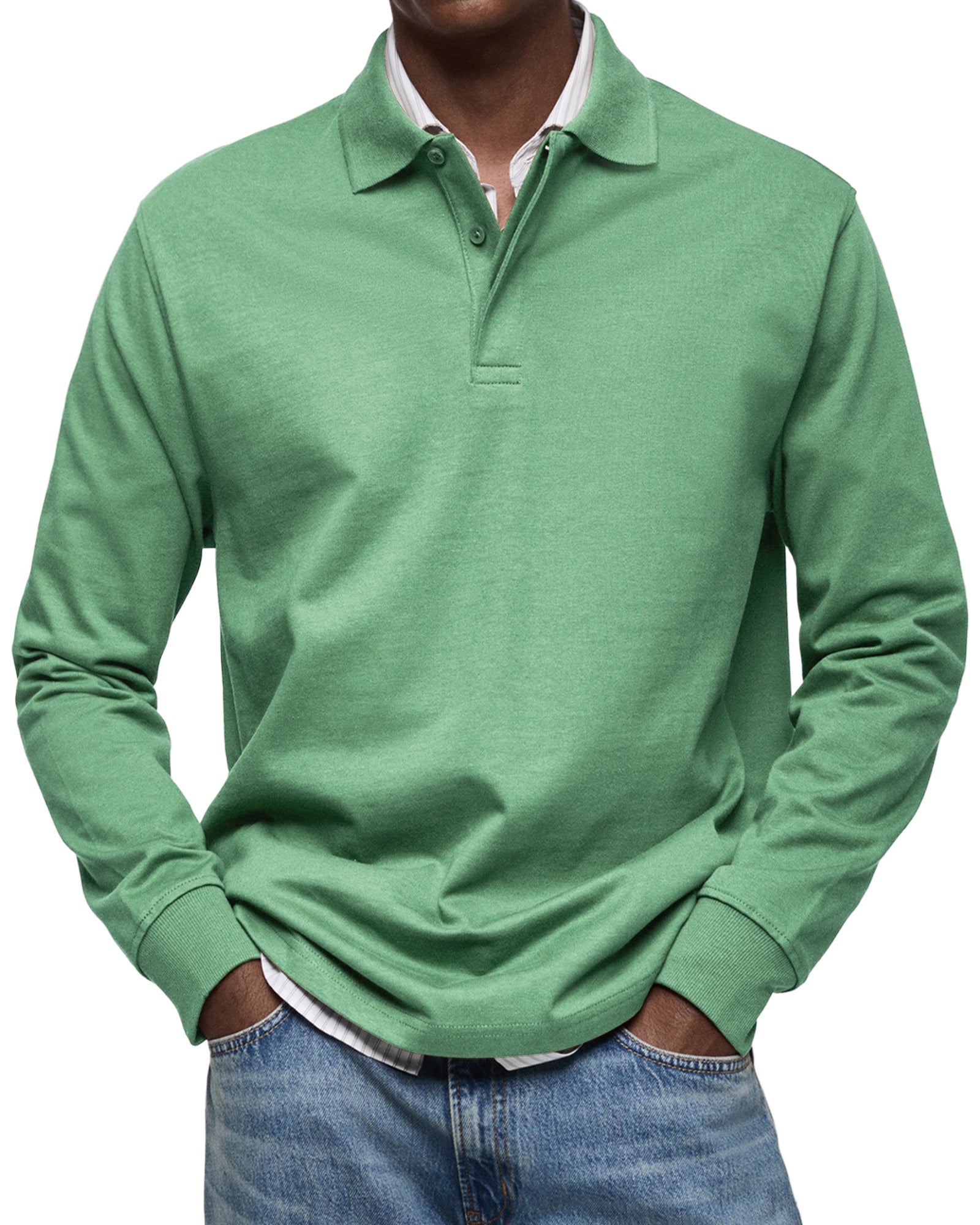 Adrian™ | Luxury Long-Sleeved Polo Shirt