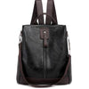 Maryam™ | Stylish and versatile leather backpack with large capacity