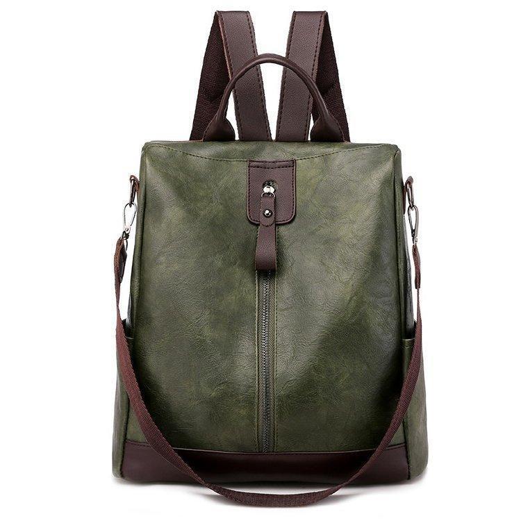 Maryam™ | Stylish and versatile leather backpack with large capacity