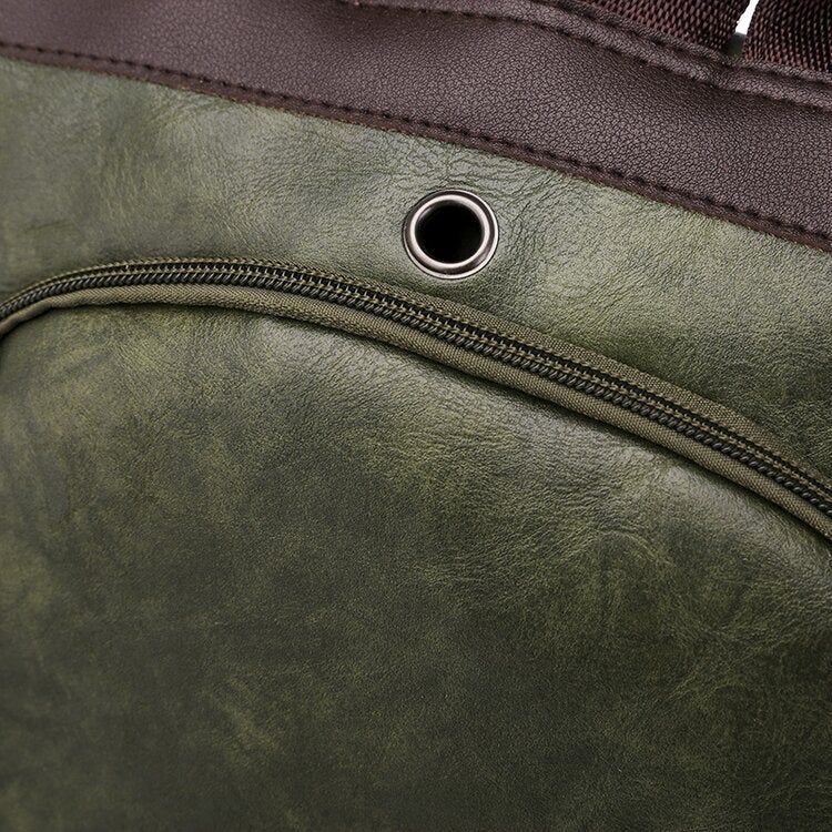 Maryam™ | Stylish and versatile leather backpack with large capacity
