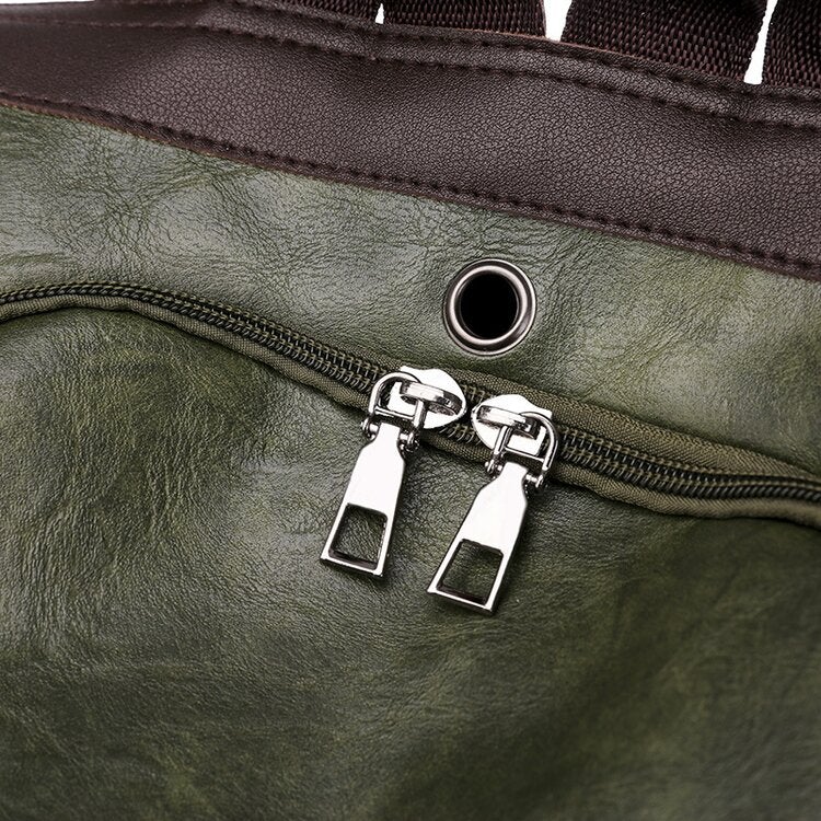 Maryam™ | Stylish and versatile leather backpack with large capacity