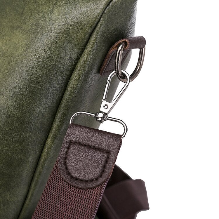 Maryam™ | Stylish and versatile leather backpack with large capacity