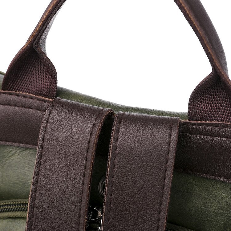 Maryam™ | Stylish and versatile leather backpack with large capacity