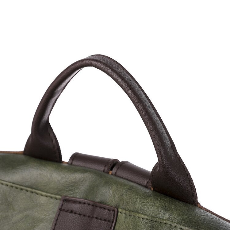 Maryam™ | Stylish and versatile leather backpack with large capacity