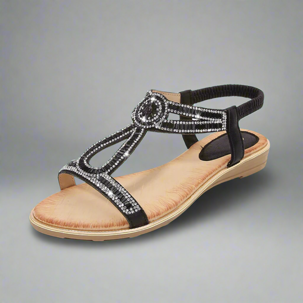 Vally™ | Handmade gold sandal with comfortable fit