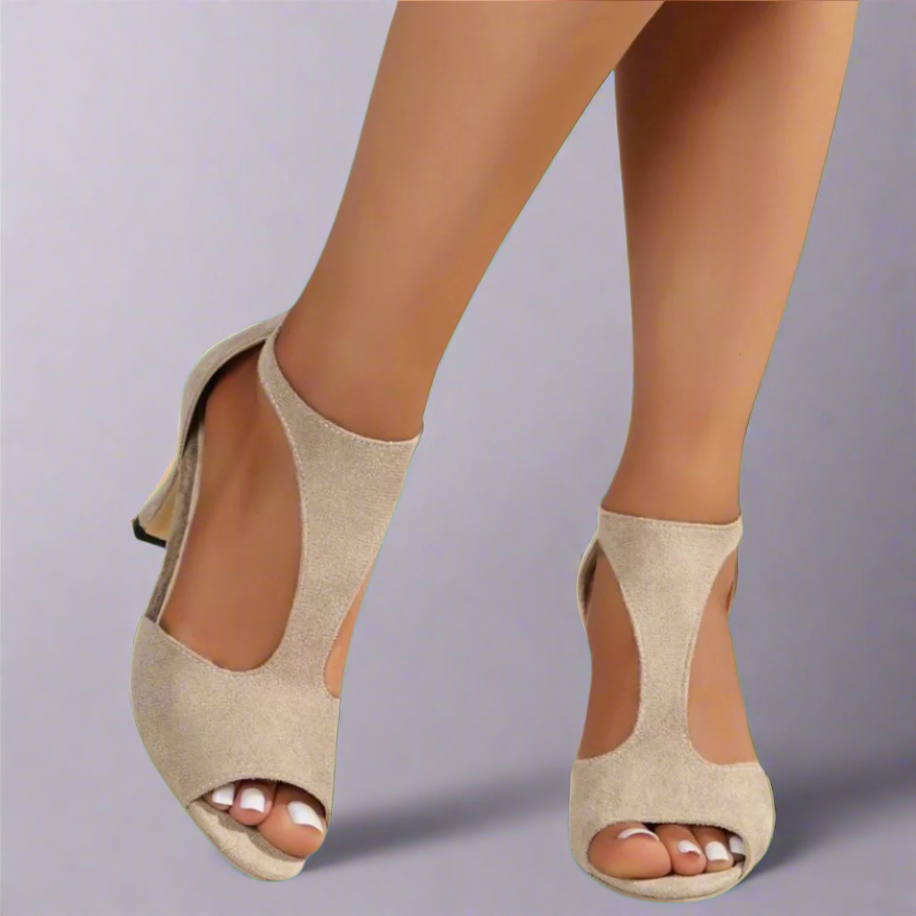Marga™ | Orthopedic sandal with heel made of high quality material