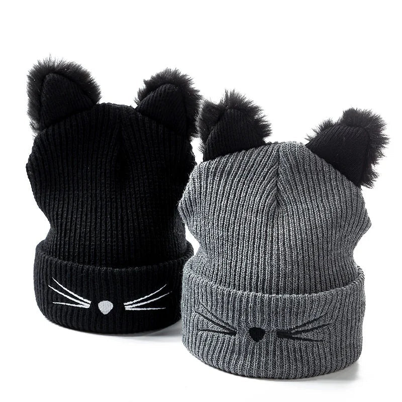 Lunabelle™ | Cat Ear Knit Beanie