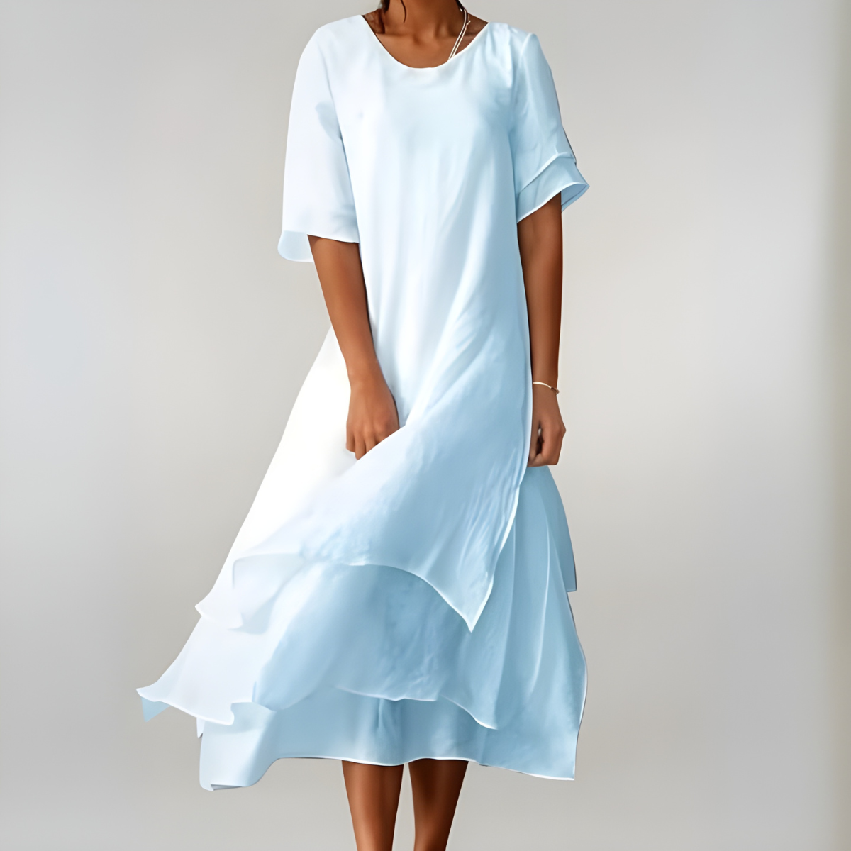 Agnès™ | Lightweight, elegant cotton maxi dress