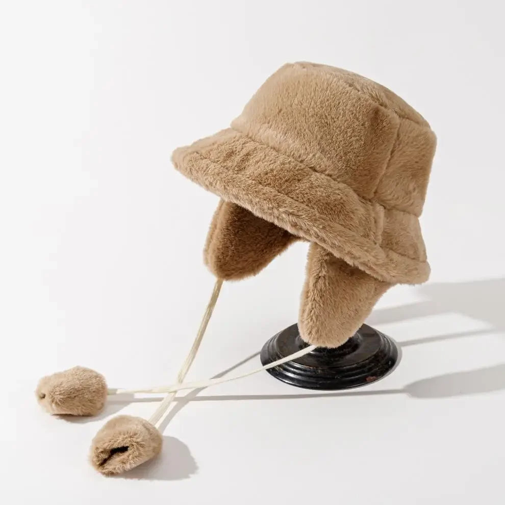 Evelina™ | Fur-Lined Bucket Hat