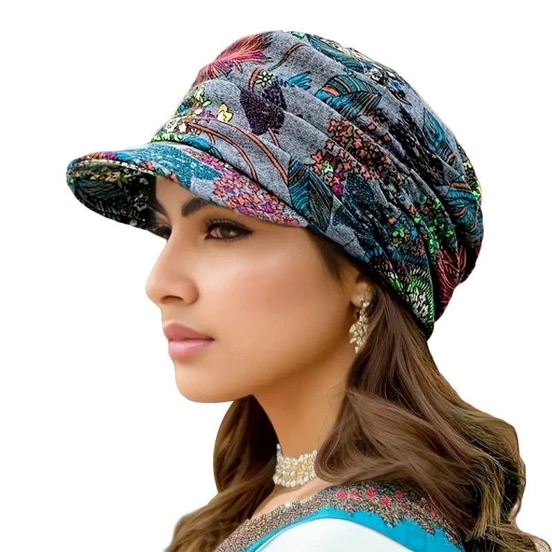 Seraphina™ | Velvet Brim Cap