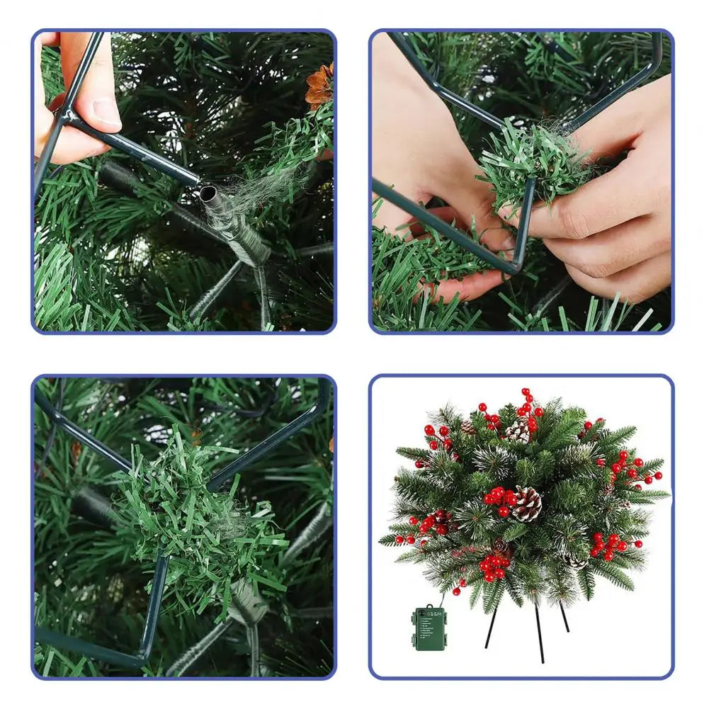 Ledsen™ ChristmasBushes: Buiten LED Verlicht Kerst Struiken Plantenbak Vullers
