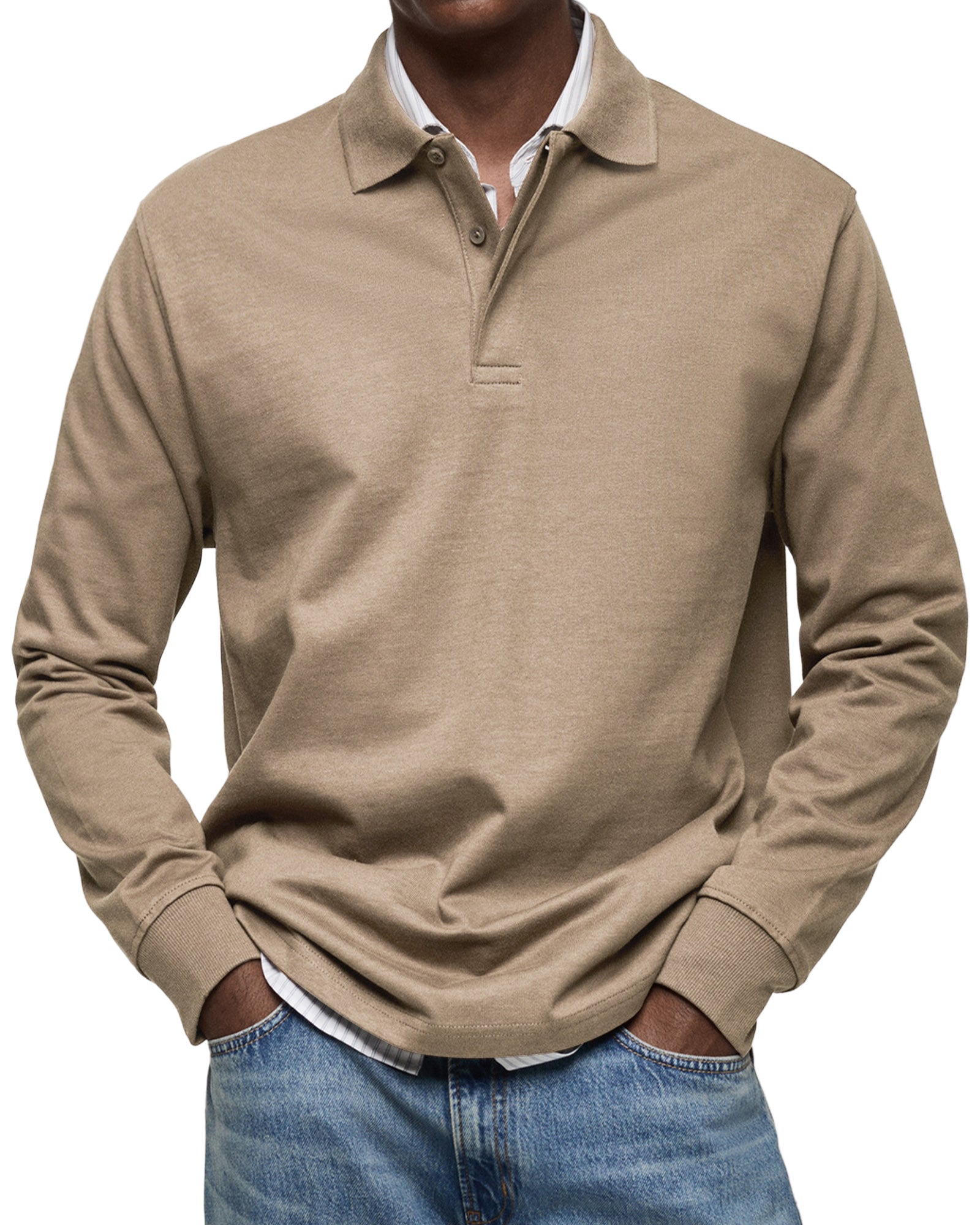 Adrian™ | Luxury Long-Sleeved Polo Shirt