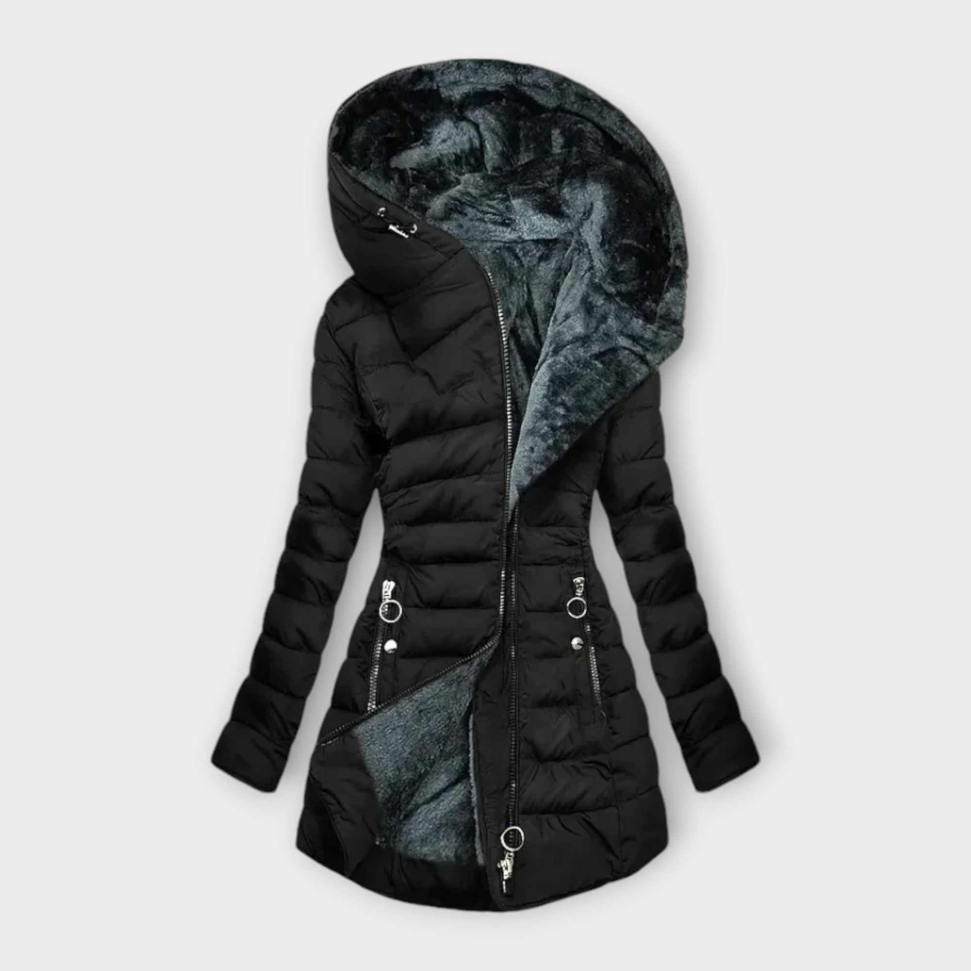 Kori™ | Cozy fur lined coat