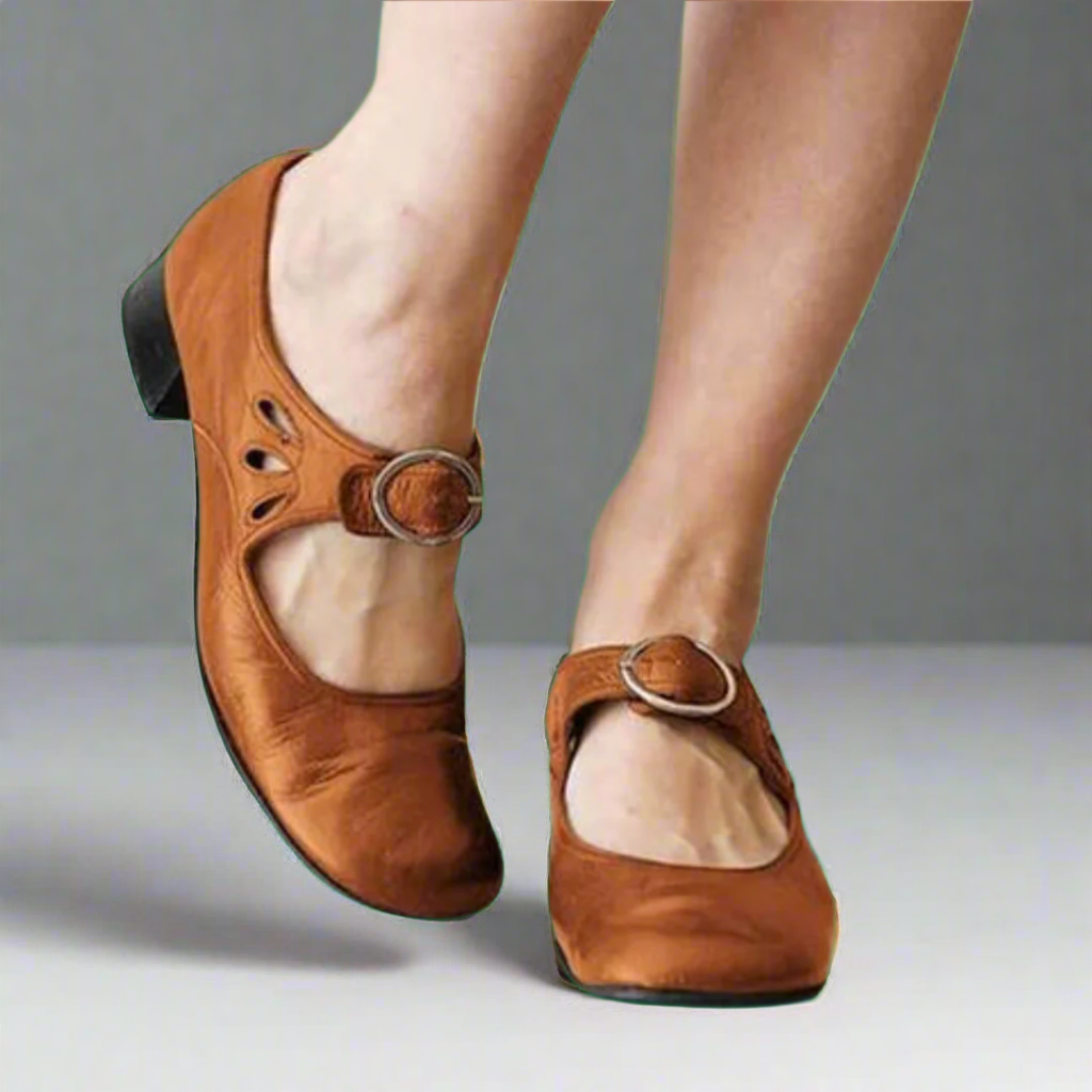 Denisa™ | Orthopedic leather sandals with comfortable wedge-shaped sole
