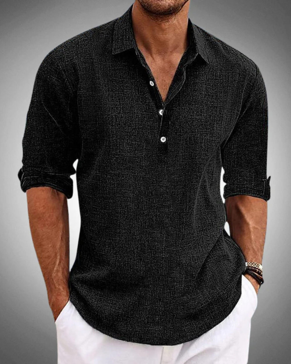 Landon™ | Classic Cotton Shirt – Effortless Style for Every Summer Day