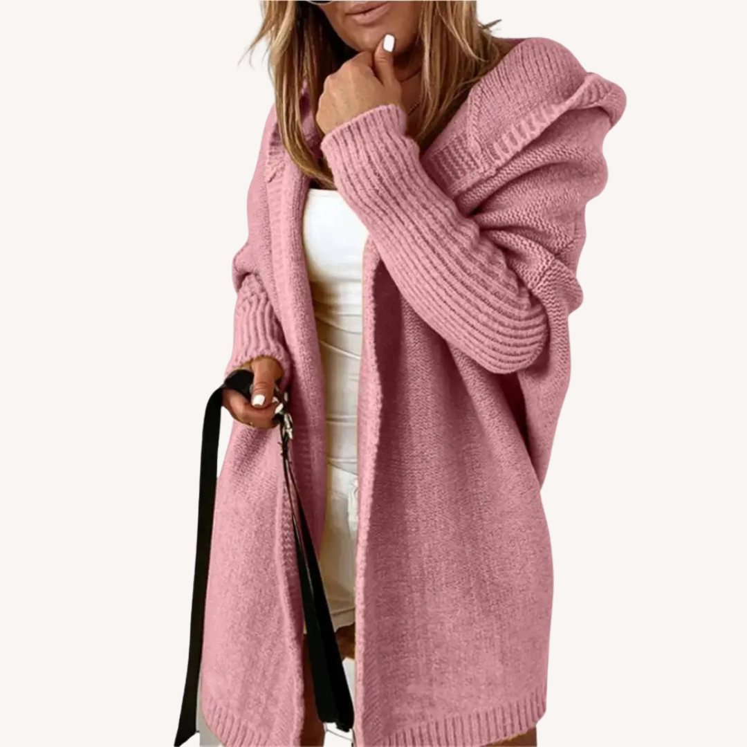 Paige™ | Relaxed cardigan with hood