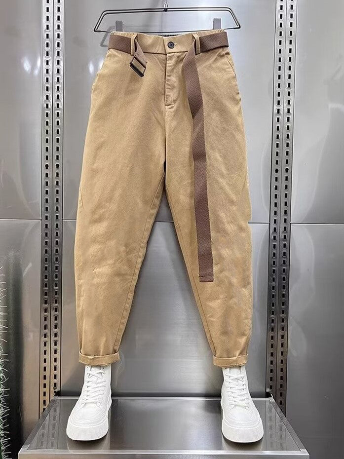 Mistez™ | Casual trousers with belt