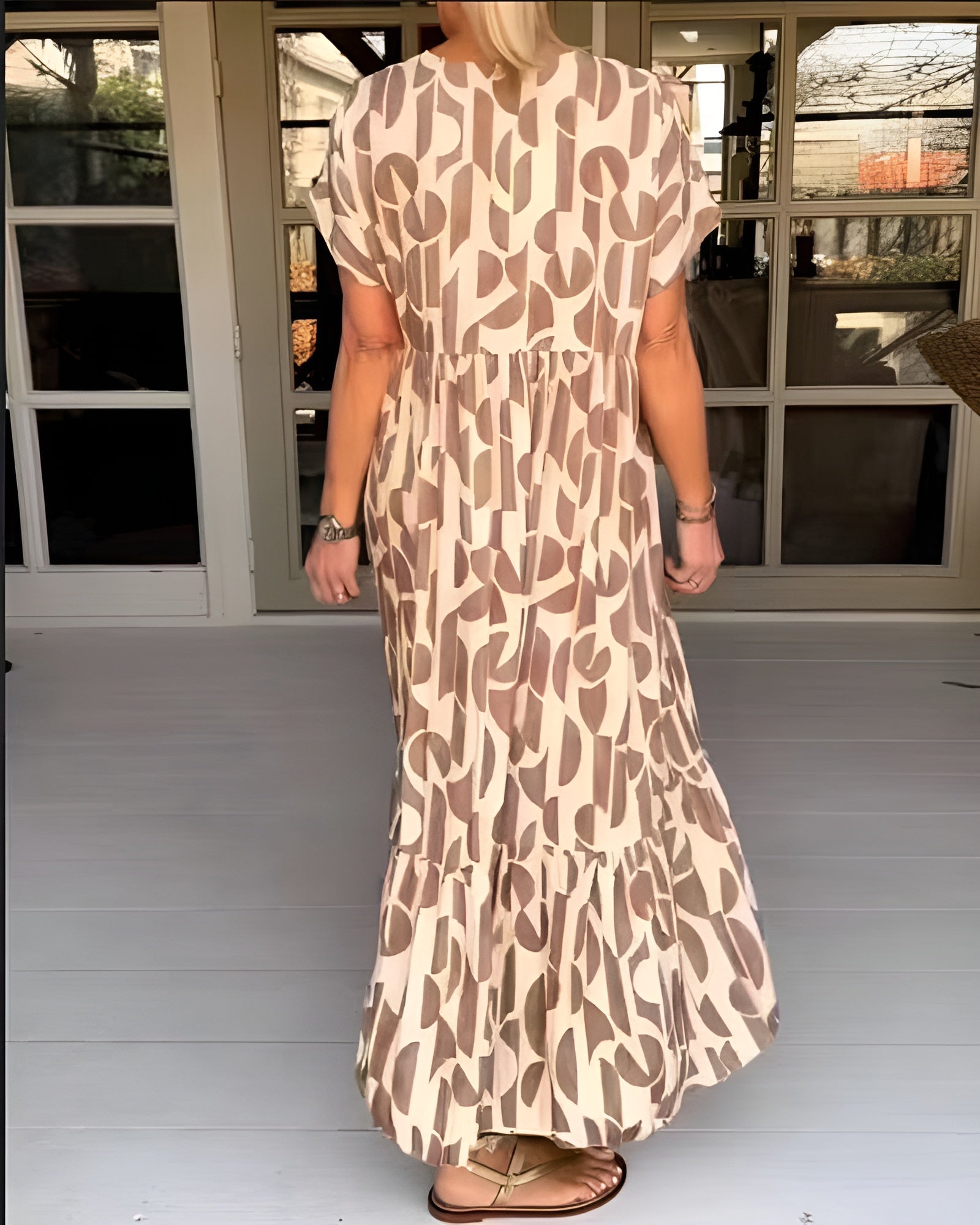 Colette™ | Fluid V-neck dress