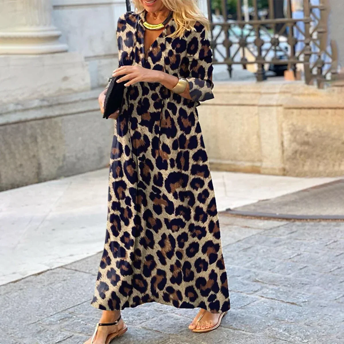 Silvie™ |Audacious and Elegant Leopard Dress