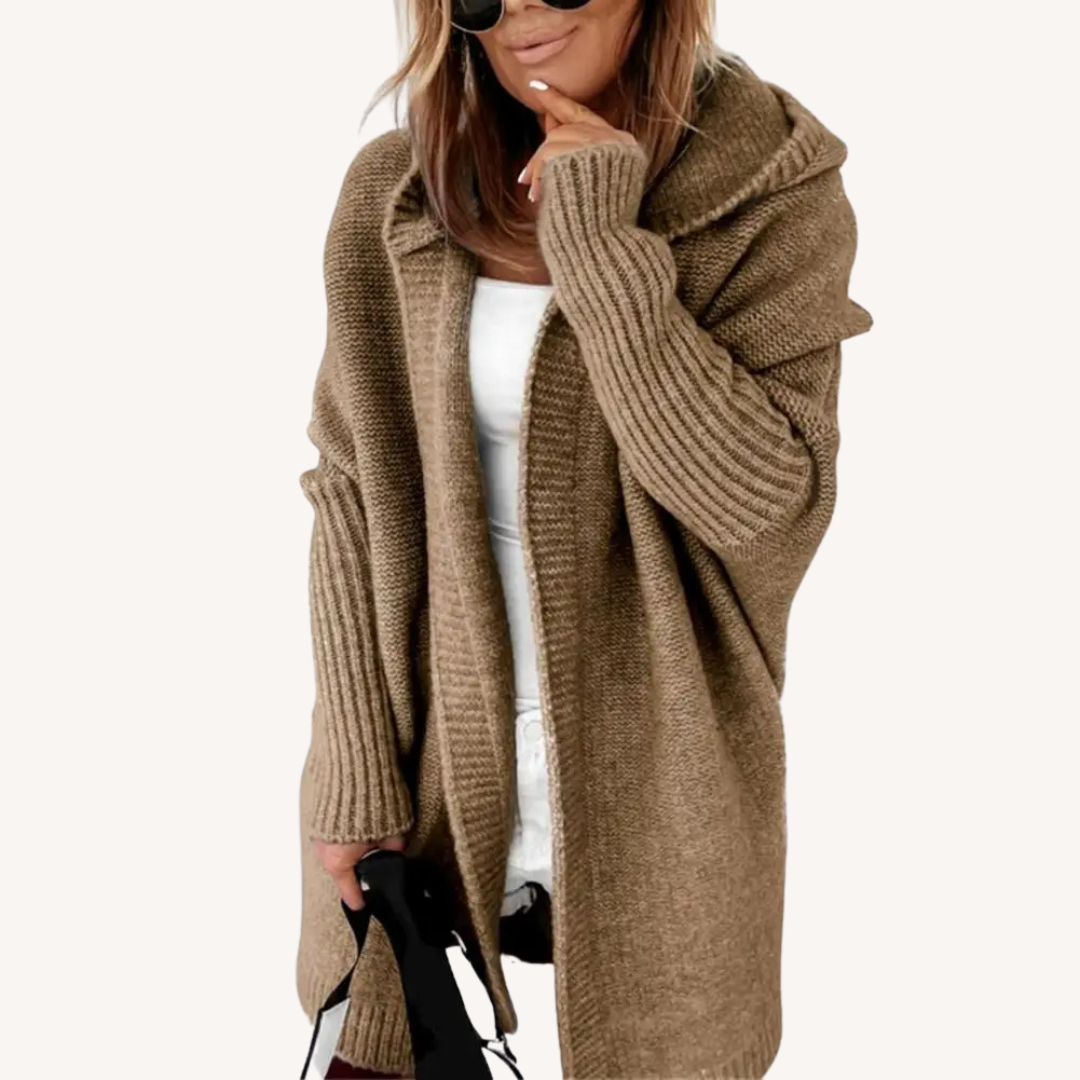 Paige™ | Relaxed cardigan with hood