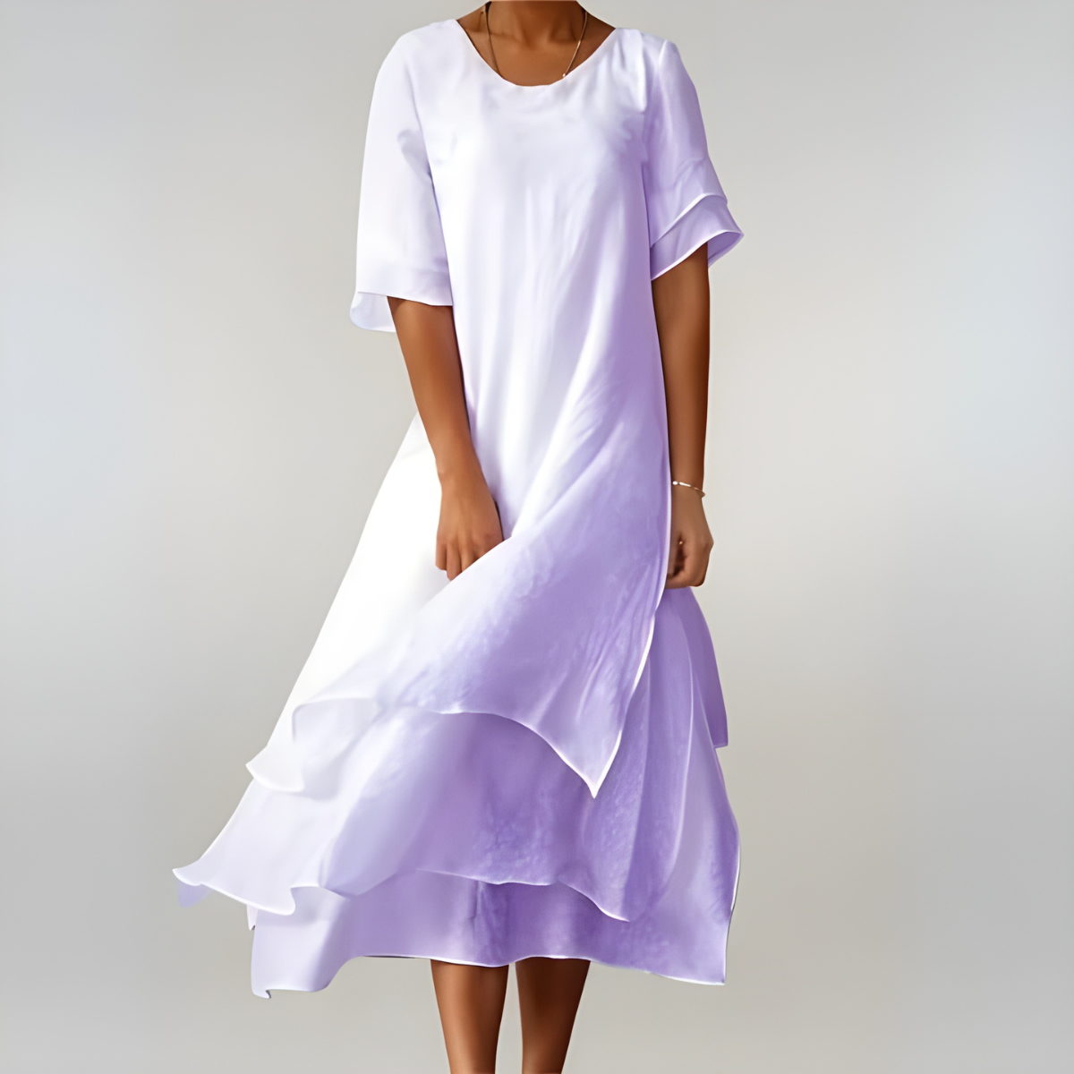 Agnès™ | Lightweight, elegant cotton maxi dress