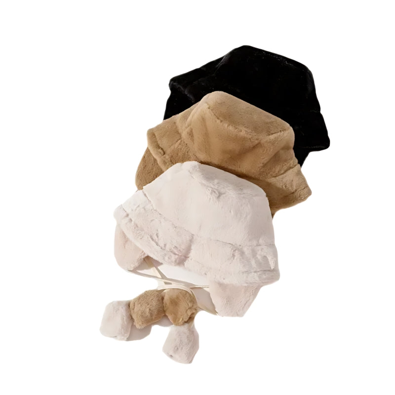 Evelina™ | Fur-Lined Bucket Hat