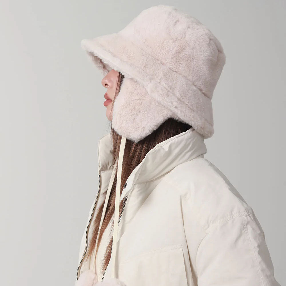 Evelina™ | Fur-Lined Bucket Hat