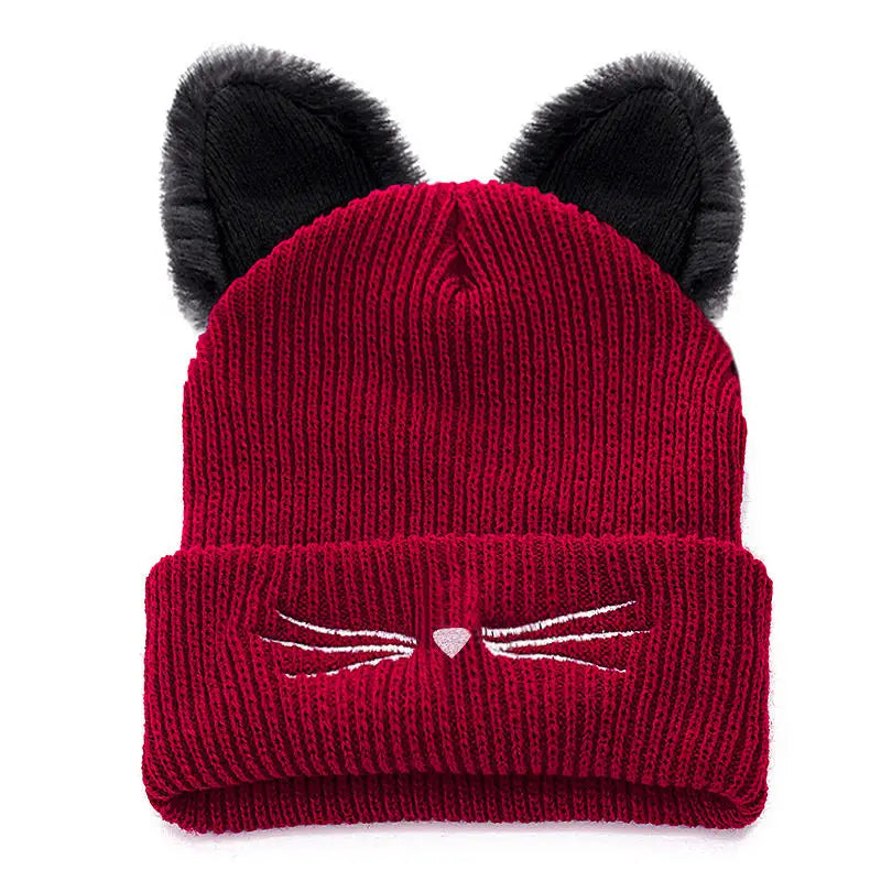 Lunabelle™ | Cat Ear Knit Beanie