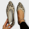 Solvei™ | Leopard print pointed flats