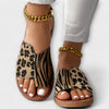 Dodosa™ | Stylish two-tone mules with leopard print