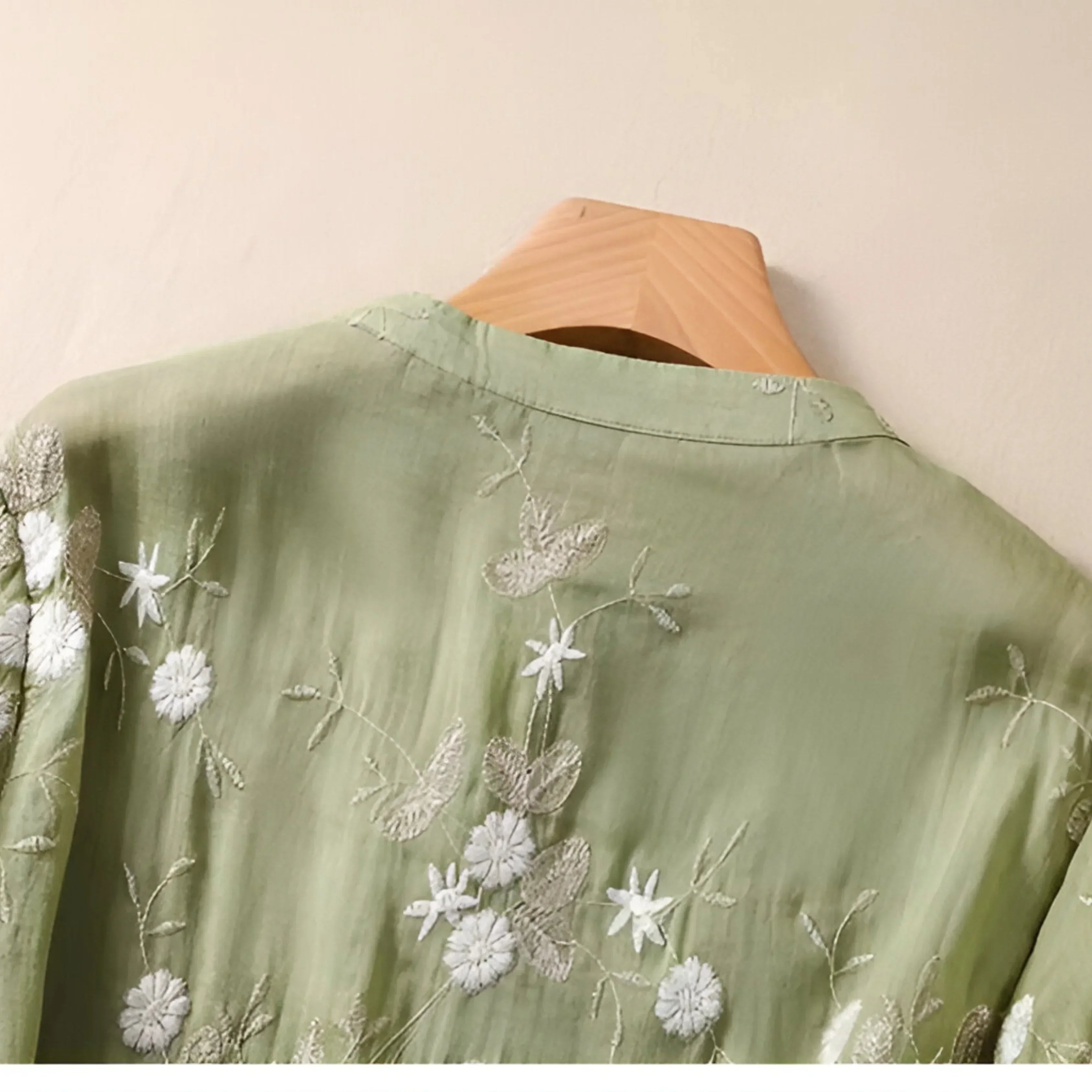 Mila™ | Embroidered cotton top