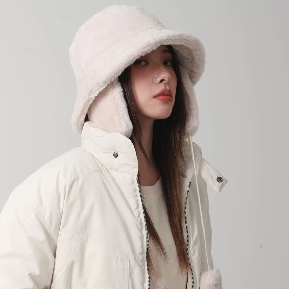 Evelina™ | Fur-Lined Bucket Hat
