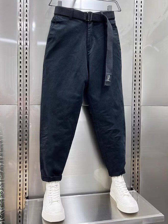 Mistez™ | Casual trousers with belt