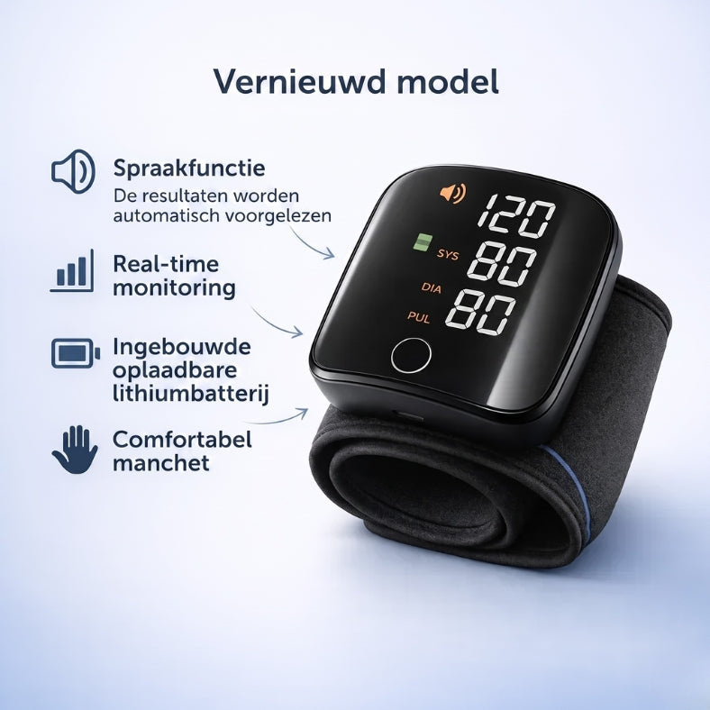 PulseCheck Pro – Eenvoudig grip op je bloeddruk