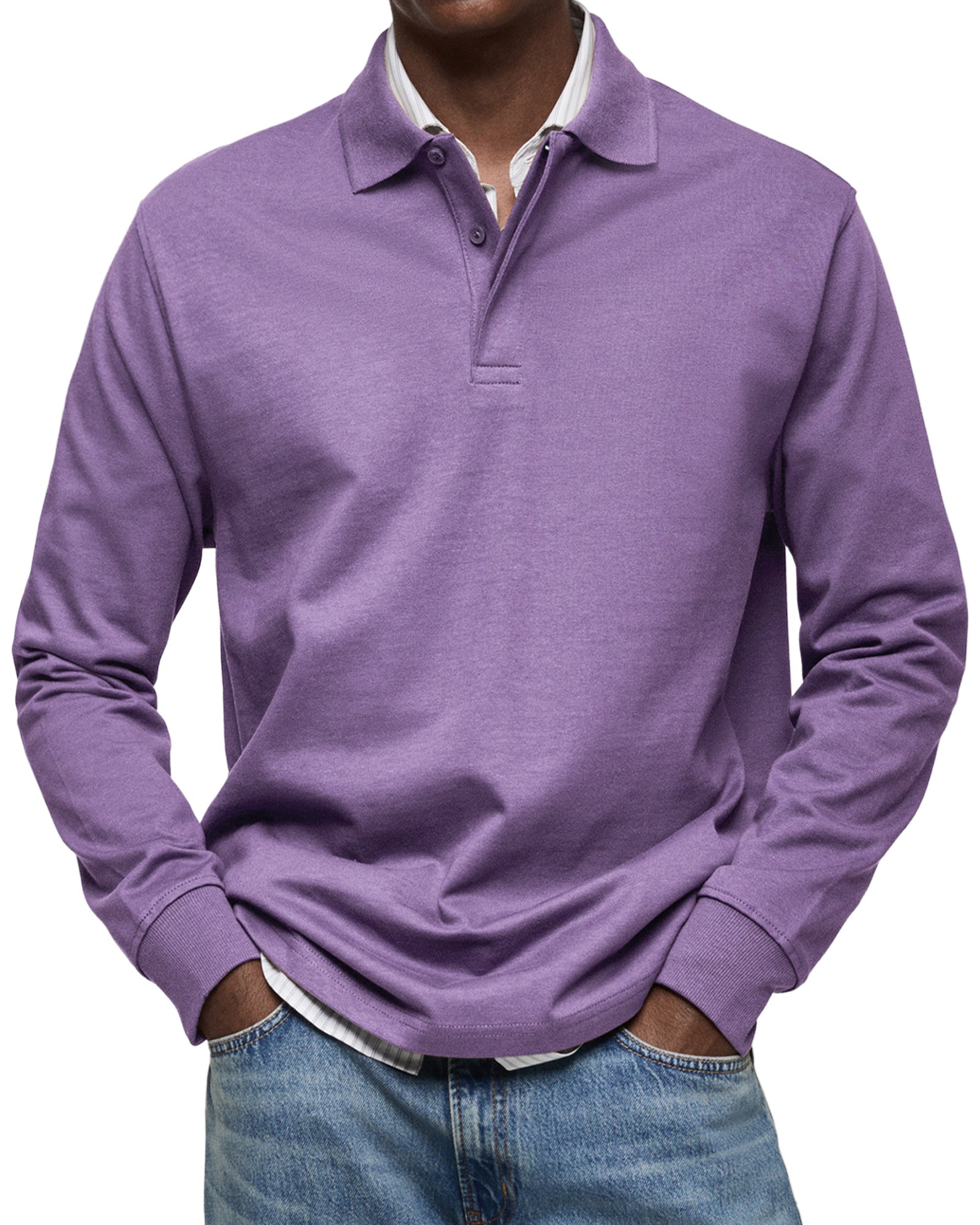 Adrian™ | Luxury Long-Sleeved Polo Shirt