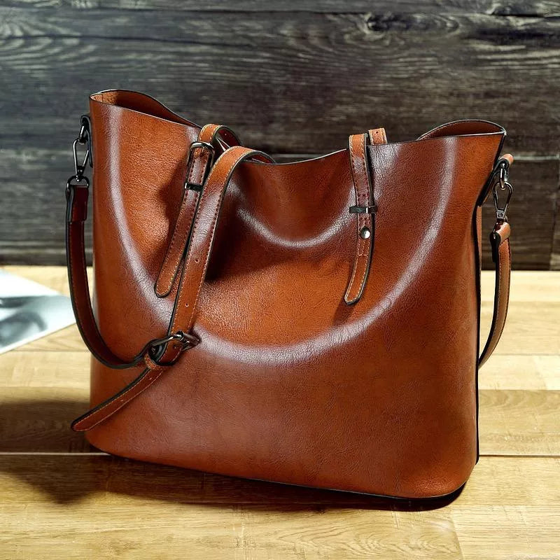 Nicole™ | shoulder bag in vintage leather