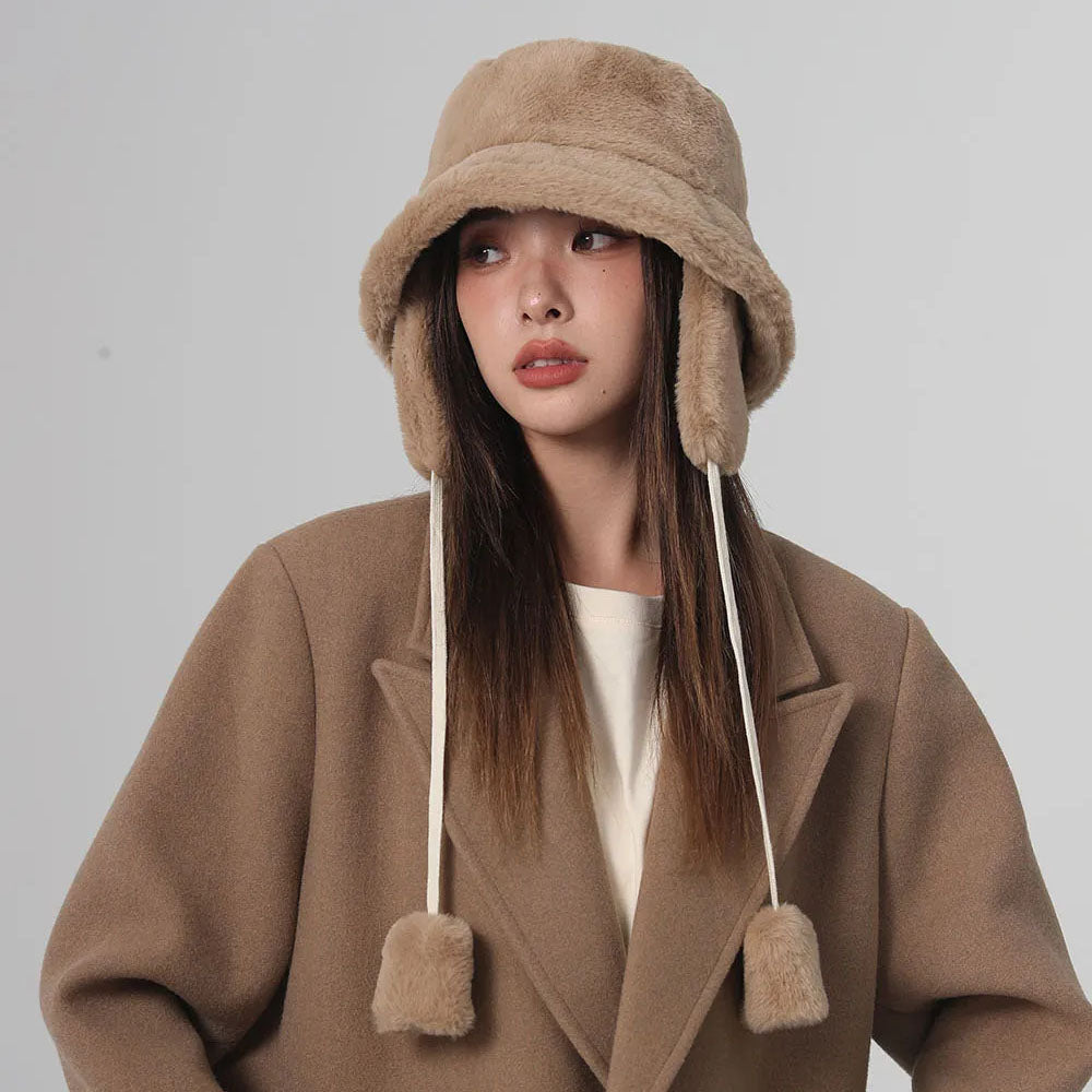 Evelina™ | Fur-Lined Bucket Hat