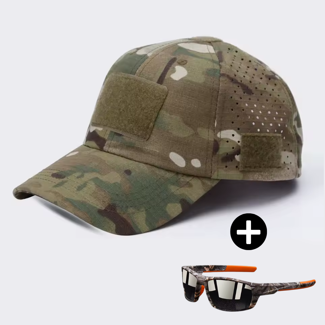 Marko™ | Tactical Cap & Sunglasses Set for Men (FREE SUNGLASSES)