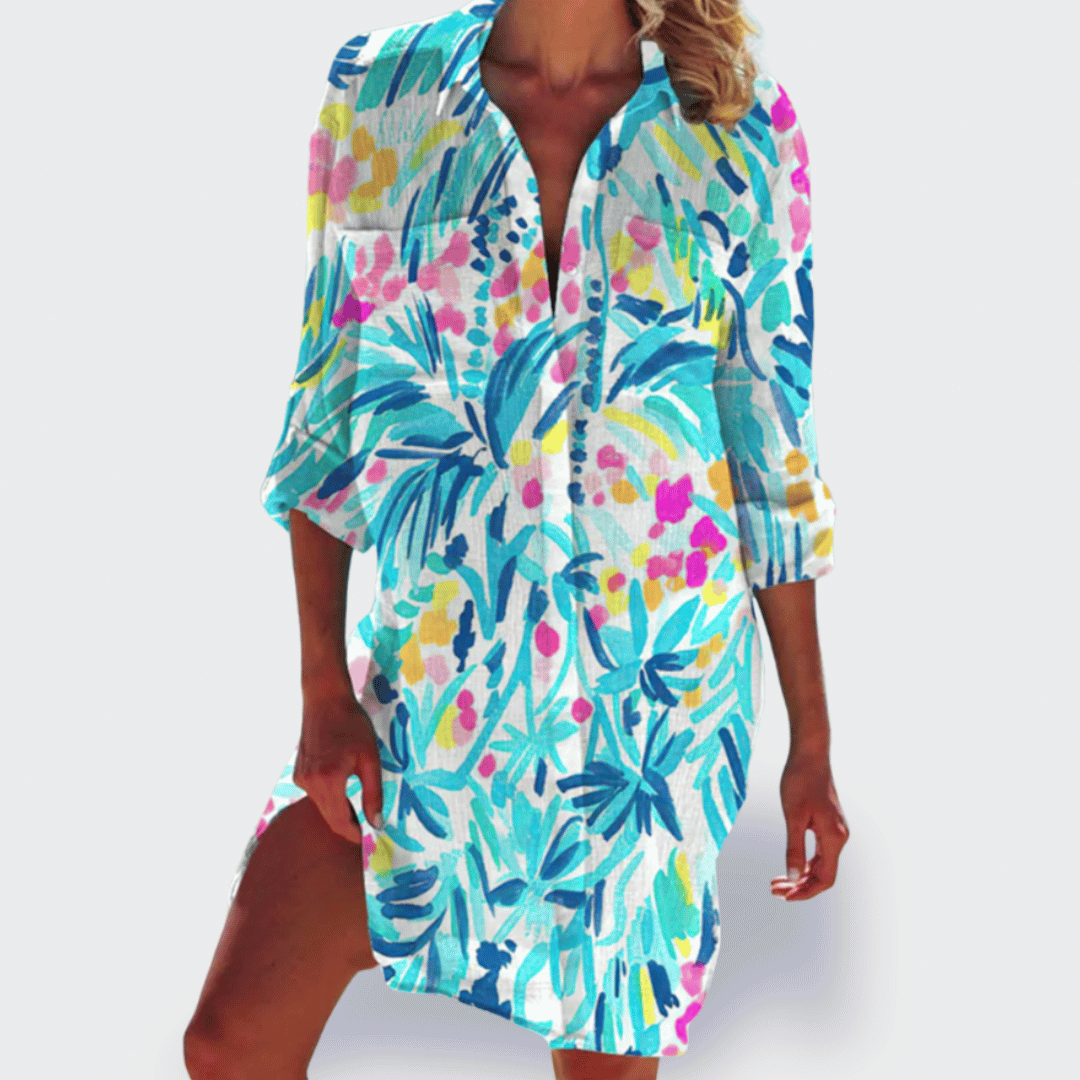 Brigitte™ | Light and colorful summer dress