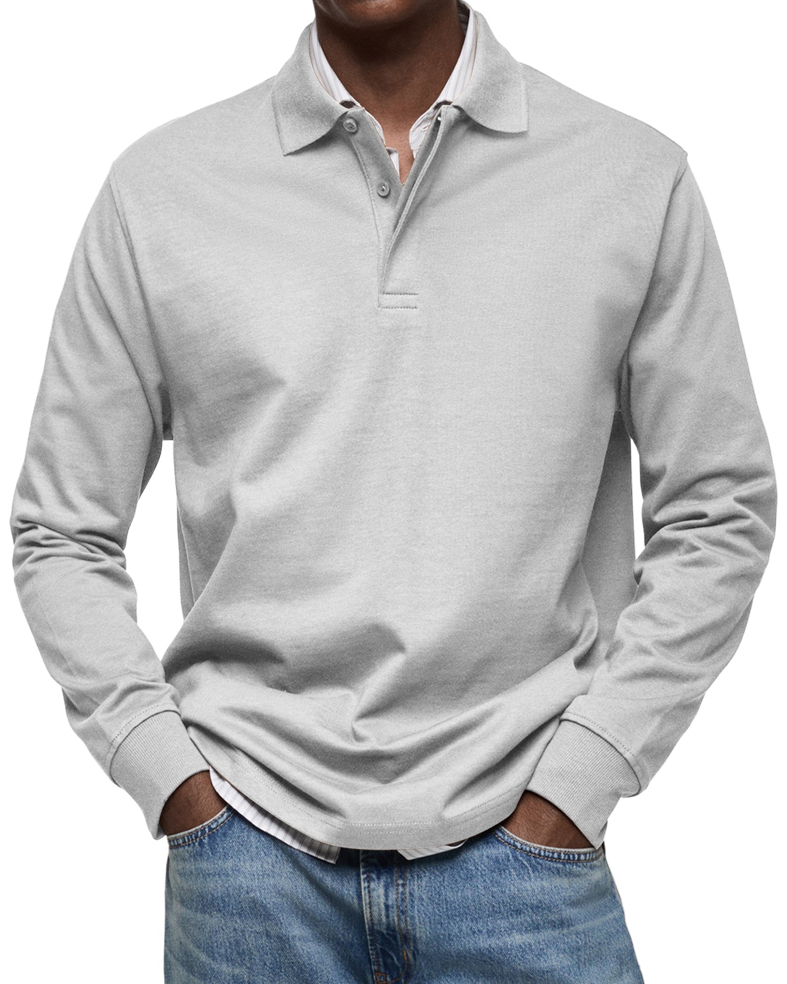 Adrian™ | Luxury Long-Sleeved Polo Shirt
